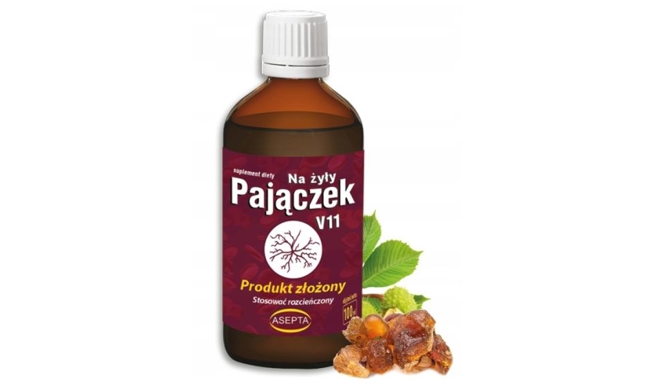 Pajączek V11 Olejek na żyły 30ml Asepta