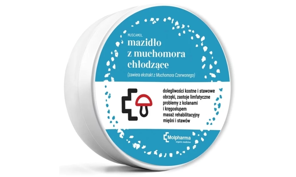 Mazidło chłodzące z ekstraktem z Muchomora Czerwonego 100ml Moplharma