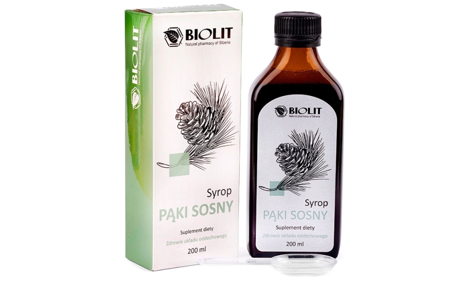 Biolit Pąki sosny (syrop z pąków sosny) 200ml