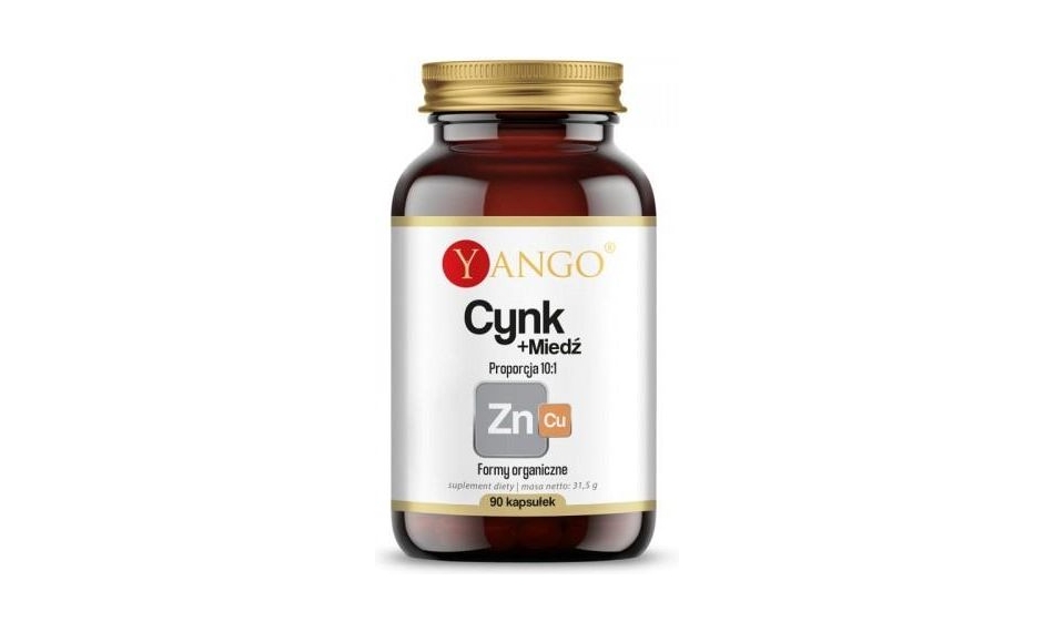 Yango Cynk + Miedź 90kapsułek