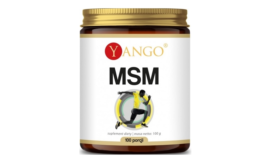 Yango MSM Siarka organiczna Ekstrahowana z DMSO Proszek (100 porcji) 100g