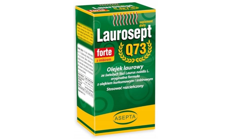 Laurosept Q73 Forte z imbirem 30ml Asepta