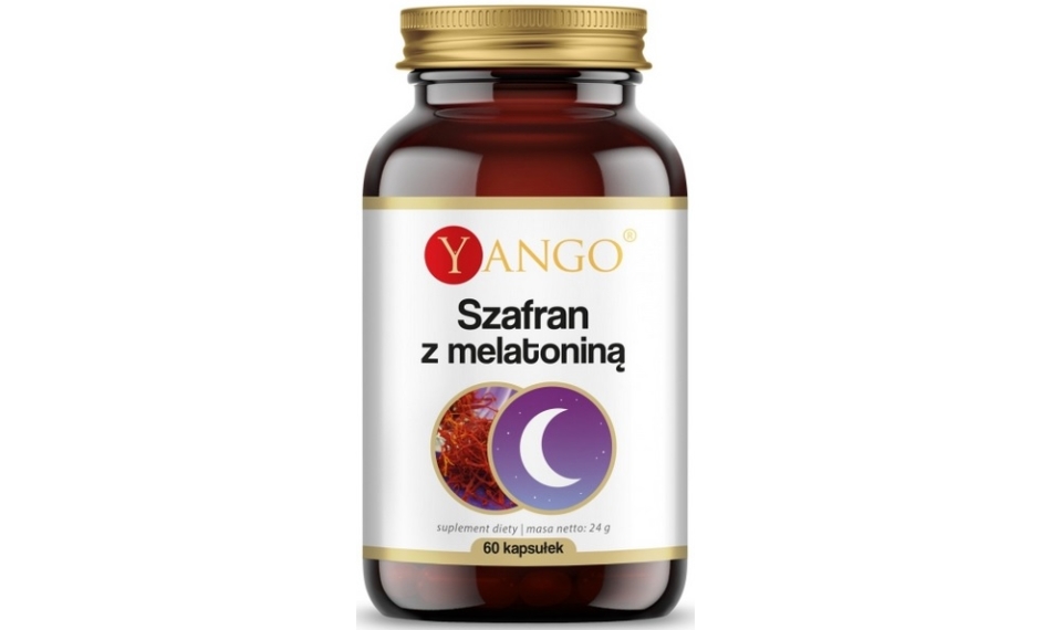Yango Szafran z Melatoniną 60kapsułek