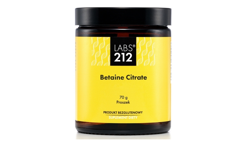 LABS212 Cytrynian betainy proszek 70g PROMOCJA