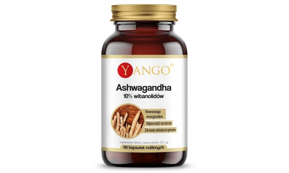 Yango Ashwagandha 10% Witanolidów 90kapsułek