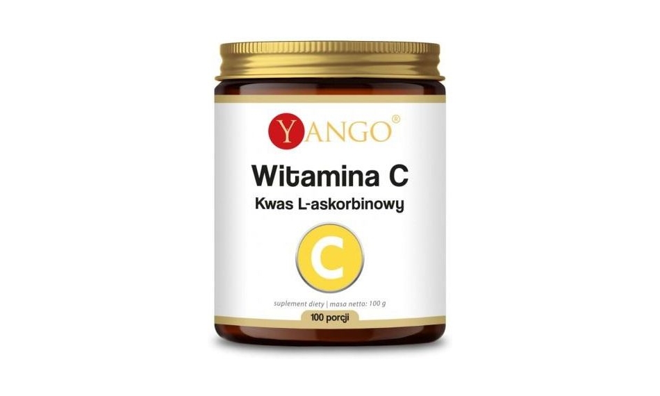 Yango Witamina C - Kwas L-askorbinowy proszek (100 porcji) 100g