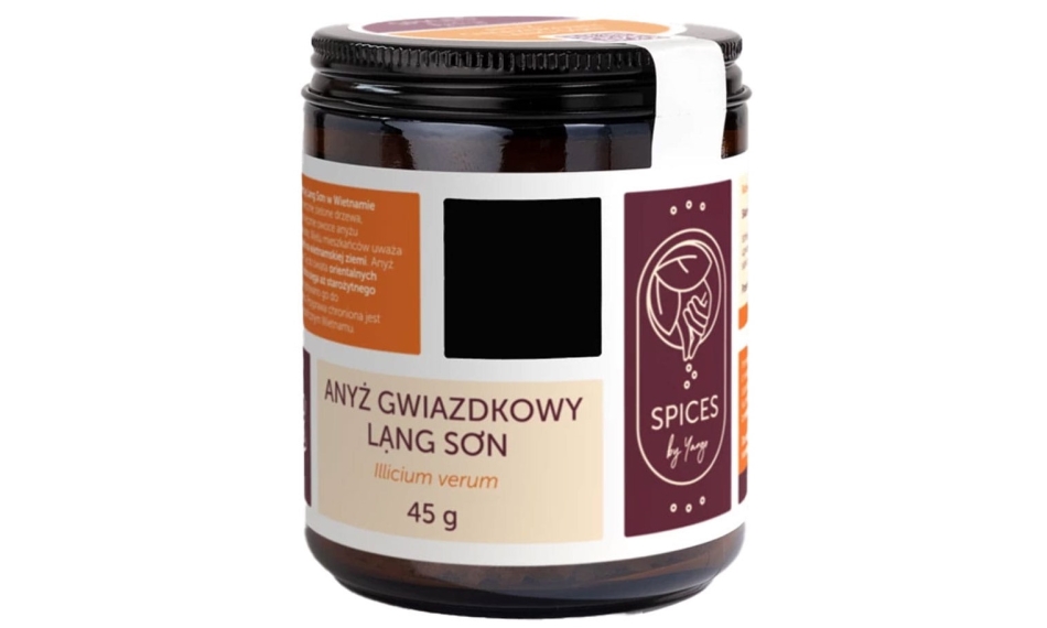 Spices by Yango Anyż Gwiazdkowy Lang Son  45g