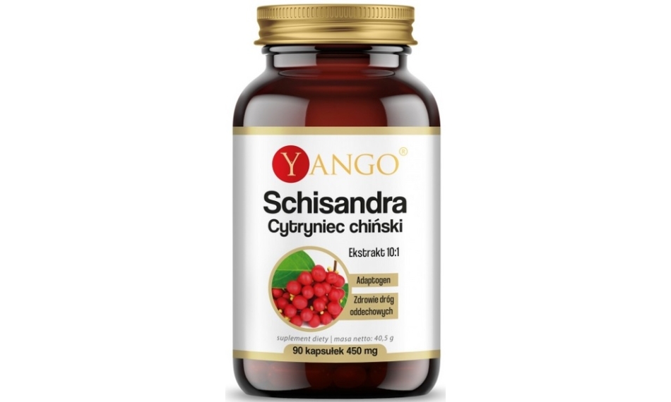 Yango Schisandra Ekstrakt 10:1 90kapsułek