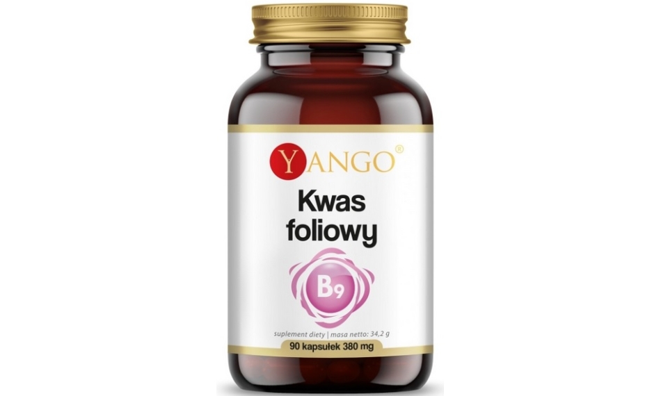 Yango Kwas Foliowy Witamina B9 90kapsułek