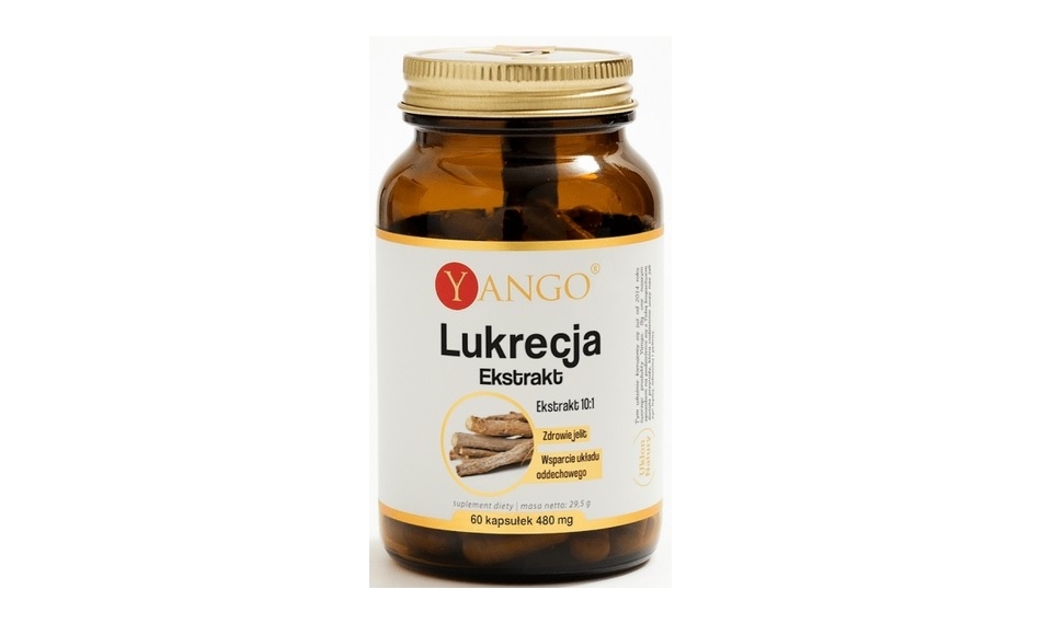 Yango Lukrecja ekstrakt 10:1 60kapsułek