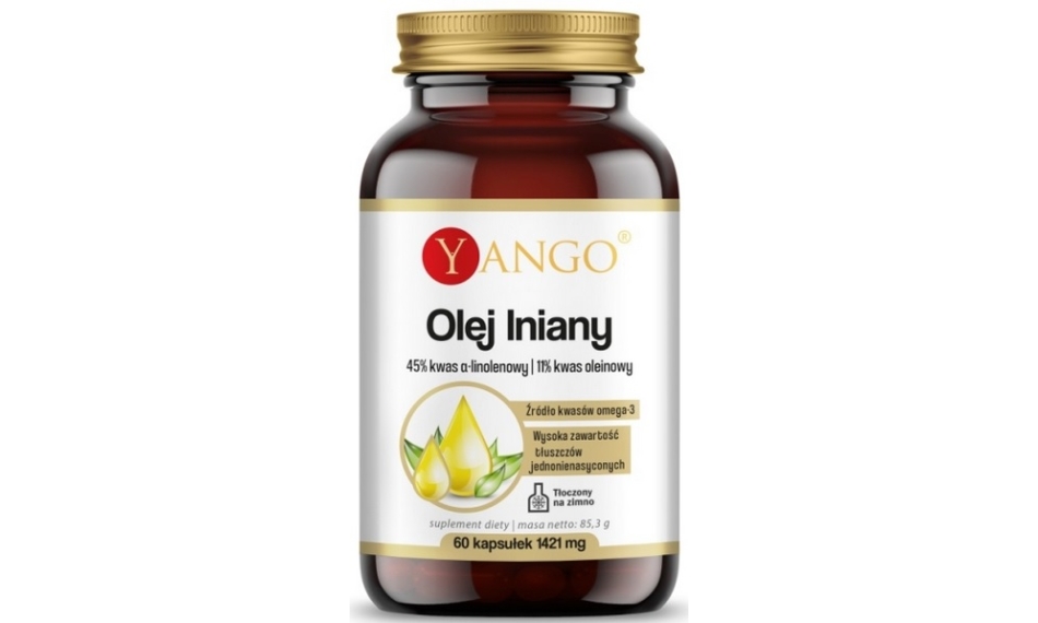 Yango Olej Lniany 60kapsułek