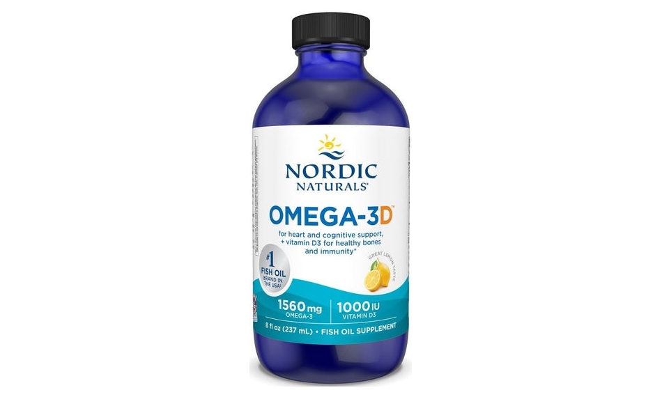 Nordic Naturals Omega-3D 1560mg + 1000IU D3 (Kwasy omega-3 + Witamina D3 CYTRYNA) 237ml