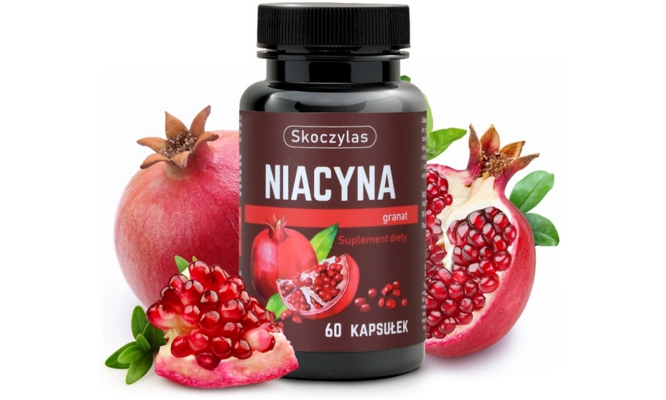 Niacyna z granatem 60kapsułek Purelab Marek Skoczylas