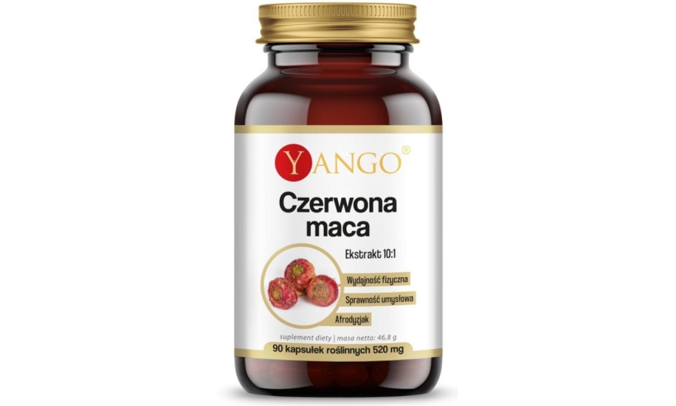 Yango Czerwona Maca 90kapsułek