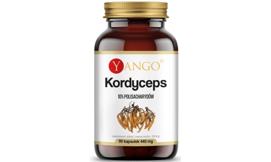 Yango Kordyceps Ekstrakt 10% Polisacharydów 90kapsułek