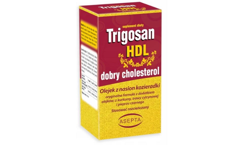 Trigosan HDL dobry cholesterol krople 30ml Asepta PROMOCJA