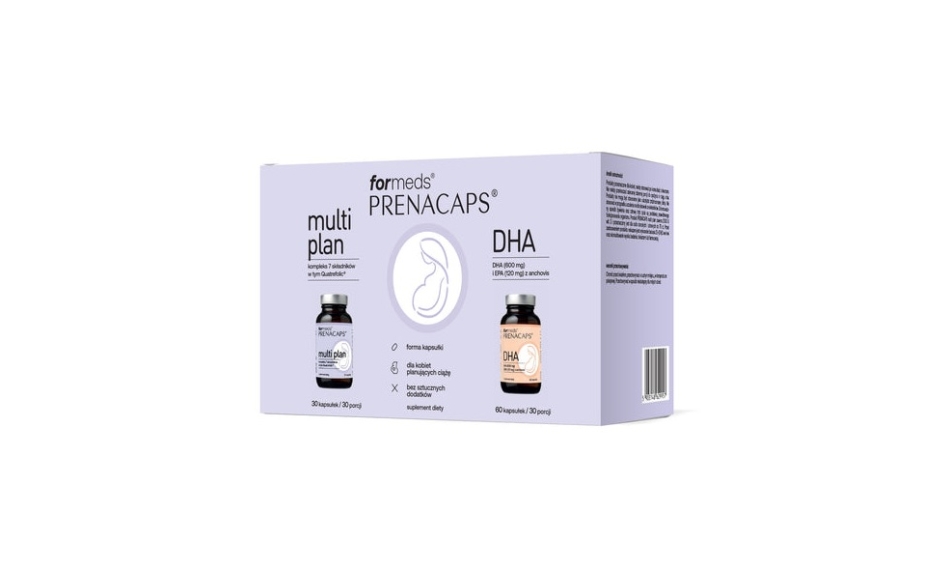 Formeds PRENACAPS Multiplan+DHA (30+60kaspułek)