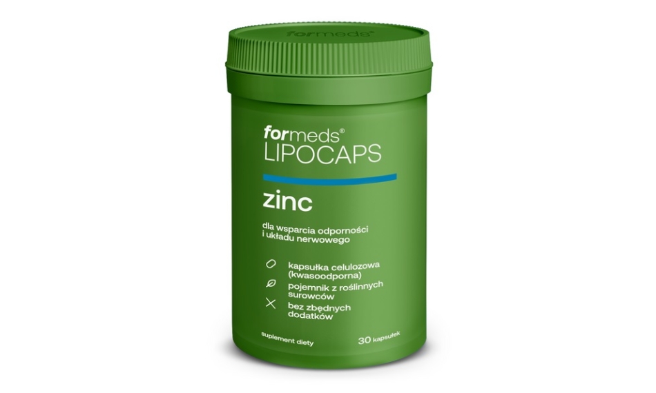 Formeds LIPOCAPS Zinc 30kapsułek