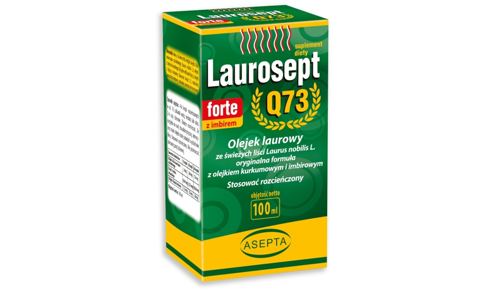 Laurosept Q73 Forte z imbirem 100ml Asepta