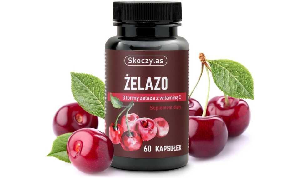 Żelazo 3 formy z witaminą C 60kapsułek Purelab Marek Skoczylas