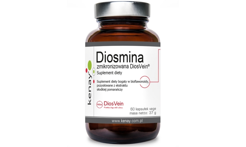 Diosmina zmikronizowana DiosVein 60kapsułek Kenay