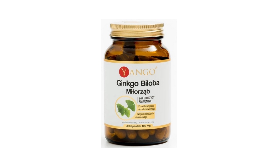 Yango Ginkgo Biloba - Miłorząb 90kapsułek