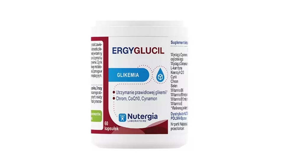 Nutergia Ergyglucil 60kapsułek