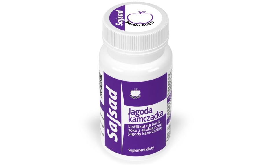 Sajsad liofilizat na bazie soku z ekologicznej jagody kamczackiej 300mg 60 kapsułek