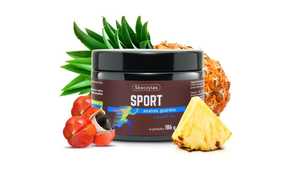 Sport ananas, guarana 186 g Skoczylas Marek